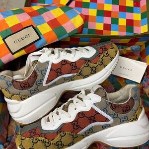 Gucci Wmns Rhyton 'GG Monogram - Multi-Color'